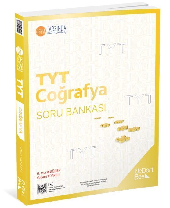 ÜÇ DÖRT BEŞ TYT COĞRAFYA SORU BANKASI