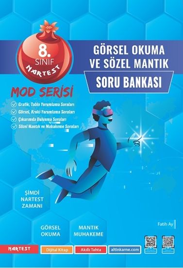Nartest 8. Sınıf Mod Görsel Okuma Ve Sözel Mantık Soru Bankası