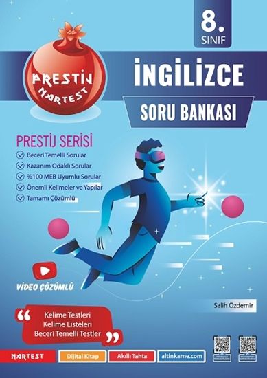Nartest 8. Sınıf Prestij İngilizce Soru Bankası