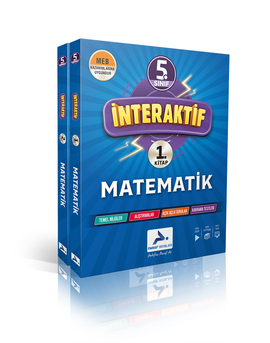 PARAF 5.SINIF İNTERAKTİF MATEMATİK SORU BANKASI