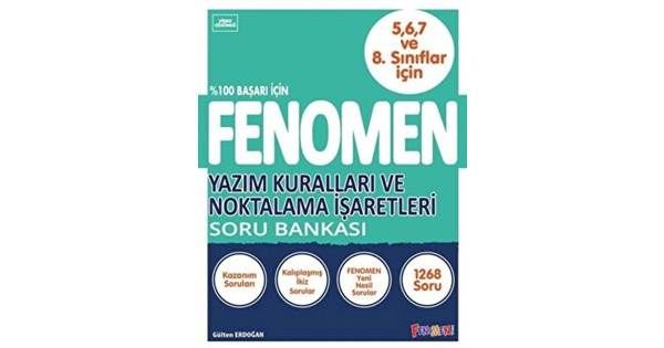 FENOMEN YAZIM KURALLARI VE NOKTALAMA İŞARETLERİ SORU BANKASI
