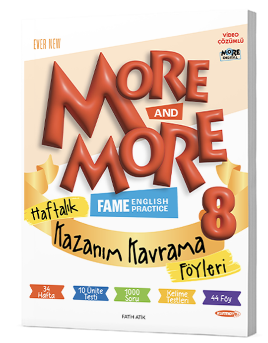 MORE & MORE HAFTALIK KAZANIM KAVRAMA FÖYLERİ (40 FÖY)