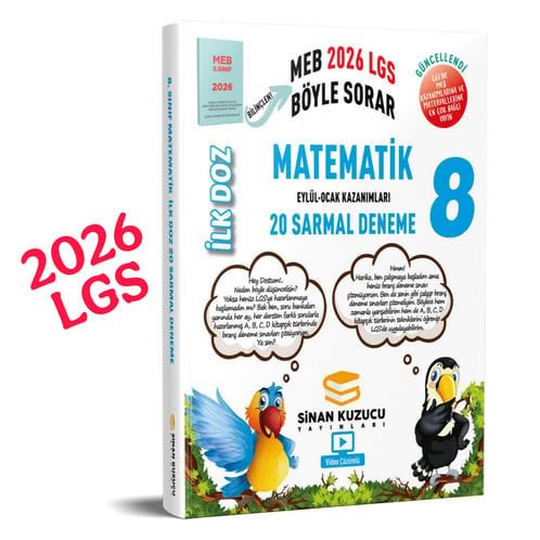 8. SINIF İLK DOZ MATEMATİK SARMAL DENEME- meb böyle sorar