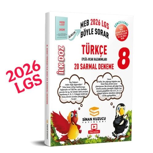 8. SINIF İLK DOZ TÜRKÇE SARMAL DENEME - meb böyle sorar