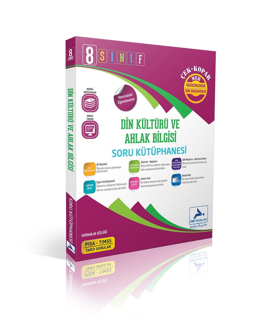 PARAF 8.SINIF DİN KÜLTÜRÜ SORU KÜTÜPHANESİ