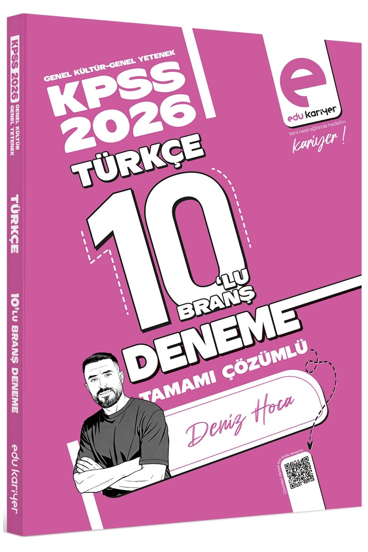 Edu Kariyer Deniz Hoca 2026 KPSS Türkçe 10'lu Branş Deneme Tamamı Çözümlü
