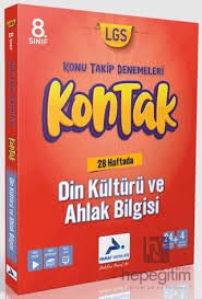 PARAF 8. SINIF DİN KÜLTÜRÜ 36 LI KONTAK DENEME (KONU TAKİP DENEMELERİ)