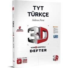 3D TYT TÜRKÇE VİDEO DERS DEFTERİ