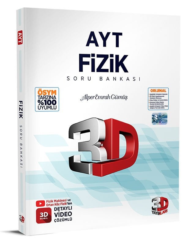 3D AYT FİZİK SORU BANKASI