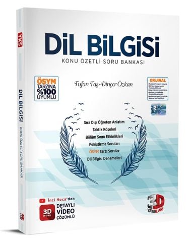 3D Dil Bilgisi Konu Özetli Soru Bankası