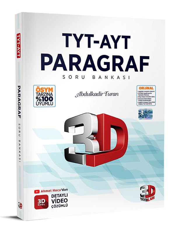 3D TYT-AYT Paragraf Soru Bankası