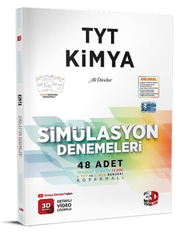 3D TYT Kimya Simülasyon Denemeleri