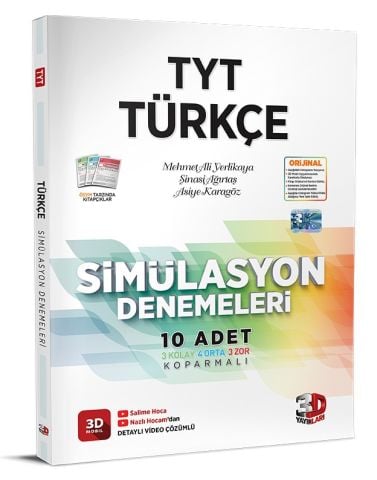 3D TYT Türkçe Simülasyon Denemeleri