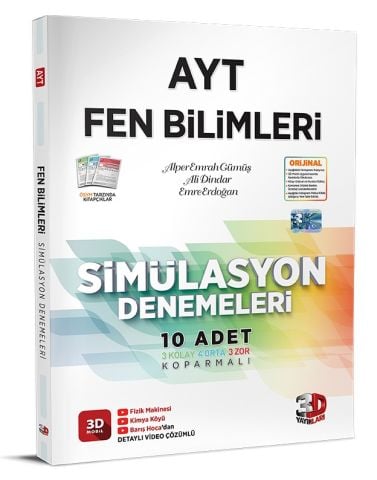 3D AYT Fen Bilimleri Simülasyon Denemeleri