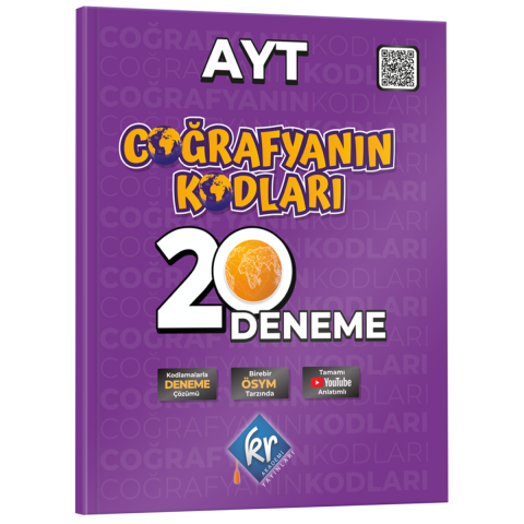 Coğrafyanın Kodları AYT Coğrafya Çözümlü 20 Deneme