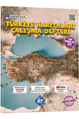 Coğrafyanın Kodları Türkiye Haritaları Çalışma Defteri