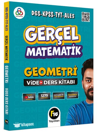 Gerçel Matematik DGS KPSS TYT ALES Geometri Video Ders Kitabı