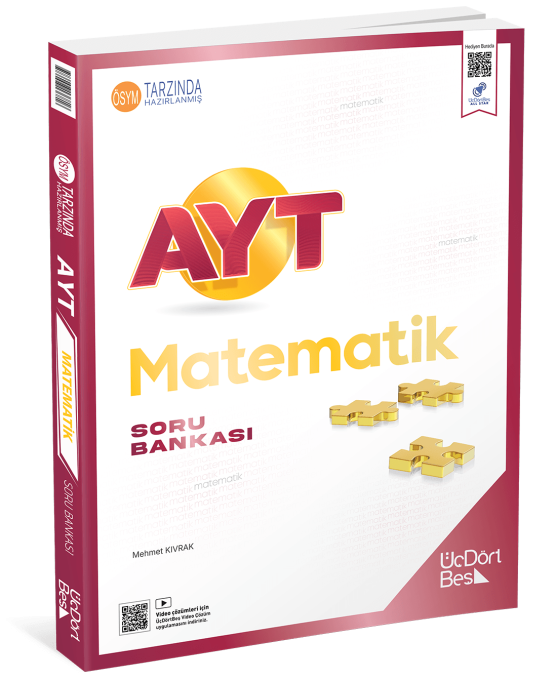 ÜçDörtBeş Yayınları AYT Matematik Soru Bankası