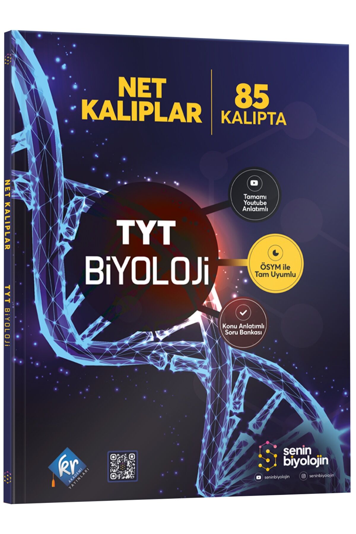 Senin Biyolojin Net Kalıplar TYT Biyoloji Konu Anlatımlı Soru Bankası