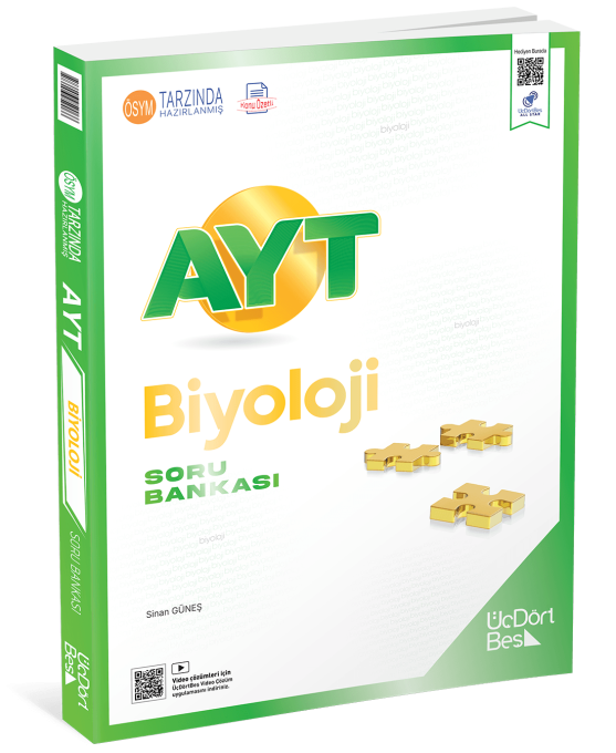ÜÇ DÖRT BEŞ AYT BİYOLOJİ SORU BANKASI
