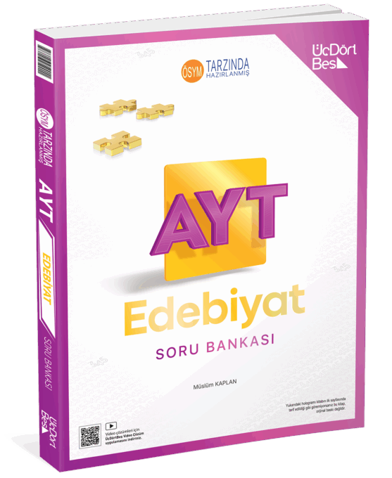 ÜçDörtBeş Yayınları AYT Edebiyat Soru Bankası