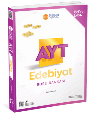 ÜçDörtBeş Yayınları AYT Edebiyat Soru Bankası