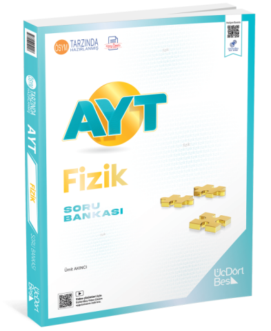 ÜçDörtBeş Yayınları AYT Fizik Soru Bankası