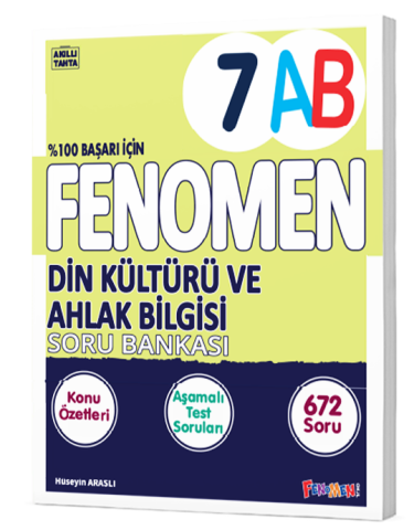 FENOMEN 7 DİN KÜLTÜRÜ VE AHLAK BİLGİSİ KONU ÖZETLİ SORU BANKASI (A-B)