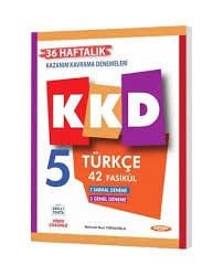 5 TÜRKÇE HAFTALIK KAZANIM KAVRAMA DENEMELERİ (42 FÖY)