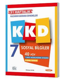7 SOSYAL BİLGİLER HAFTALIK KAZANIM KAVRAMA DENEMELERİ (40 FÖY)