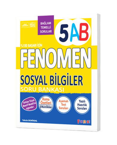 FENOMEN 5 SOSYAL BİLGİLER SORU BANKASI (A-B)