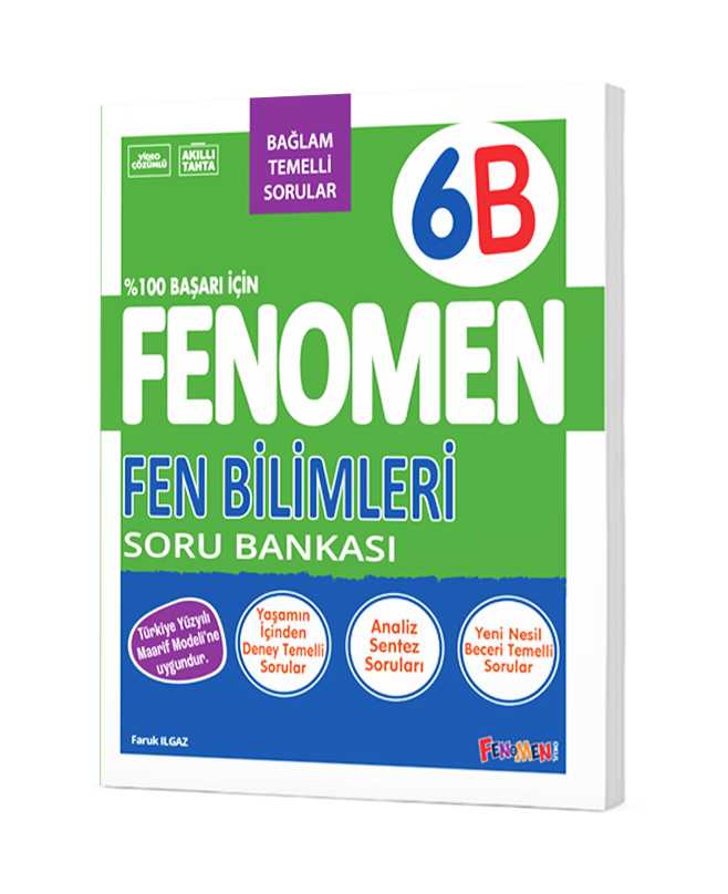 FENOMEN 6 FEN BİLİMLERİ SORU BANKASI (B)