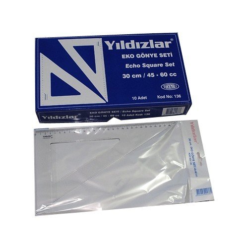 Yıldızlar Gönye Set Eco 30Cm 45Cc-60Cc 136