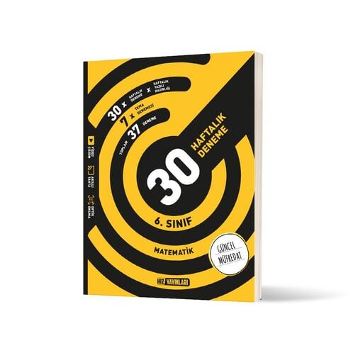 6. SINIF MATEMATİK 30 HAFTALIK DENEME