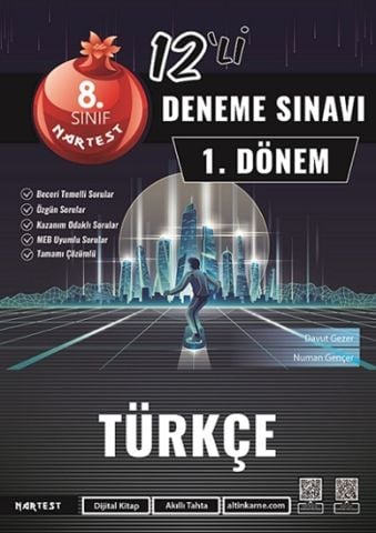 Nartest 8. Sınıf 1. Dönem Mod 12 Türkçe Deneme Sınavı