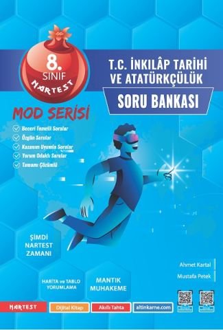Nartest 8. Sınıf Mod T.c. İnkılap Tarihi Ve Atatürkçülük Soru Bankası