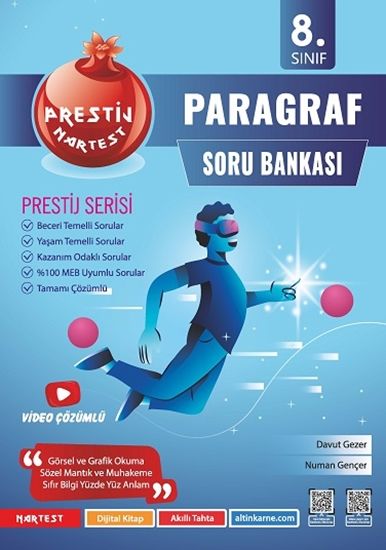 Nartest 8. Sınıf Prestij Paragraf Soru Bankası