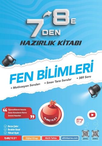 Nartest 7 Den 8 E Fen Bilimleri Hazırlık Kitabı