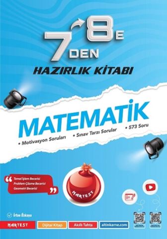 Nartest 7 Den 8 E Matematik Hazırlık Kitabı