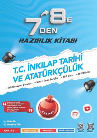 Nartest 7 Den 8 E T.c. İnkılap Tarihi Ve Atatürkçülük Hazırlık Kitabı