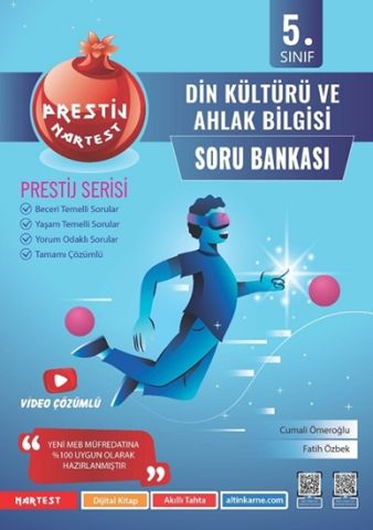 Nartest 5. Sınıf Prestij Din Kültürü Ve Ahlak Bilgisi Soru Bankası