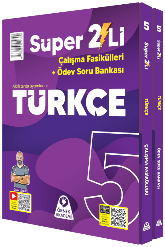 ÖRNEK AKADEMİ 5. SINIF SÜPER İKİLİ TÜRKÇE SETİ