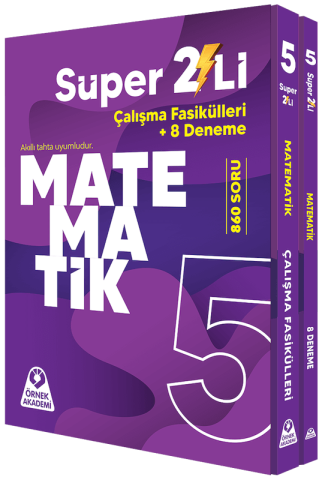 ÖRNEK AKADEMİ 5. SINIF SÜPER İKİLİ MATEMATİK SETİ