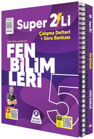 ÖRNEK AKADEMİ 5. SINIF SÜPER İKİLİ FEN BİLİMLERİ SETİ