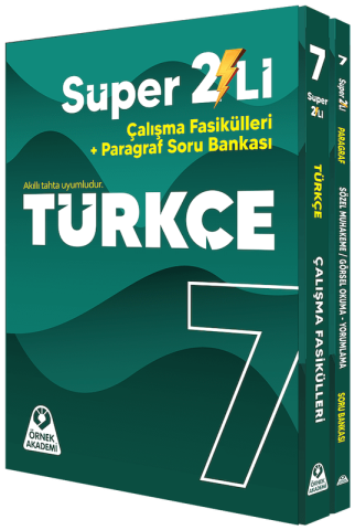 ÖRNEK AKADEMİ 7. SINIF SÜPER İKİLİ TÜRKÇE SETİ
