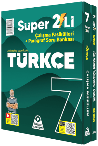 ÖRNEK AKADEMİ 7. SINIF SÜPER İKİLİ TÜRKÇE SETİ