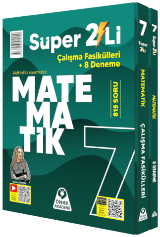 ÖRNEK AKADEMİ 7. SINIF SÜPER İKİLİ MATEMATİK SETİ