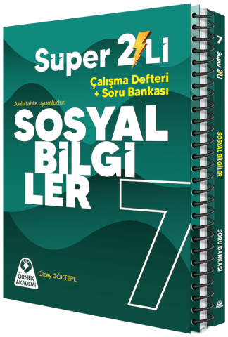 ÖRNEK AKADEMİ 7. SINIF SÜPER İKİLİ SOSYAL BİLGİLER SETİ
