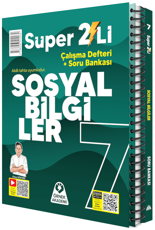 ÖRNEK AKADEMİ 7. SINIF SÜPER İKİLİ SOSYAL BİLGİLER SETİ
