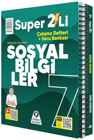 ÖRNEK AKADEMİ 7. SINIF SÜPER İKİLİ SOSYAL BİLGİLER SETİ